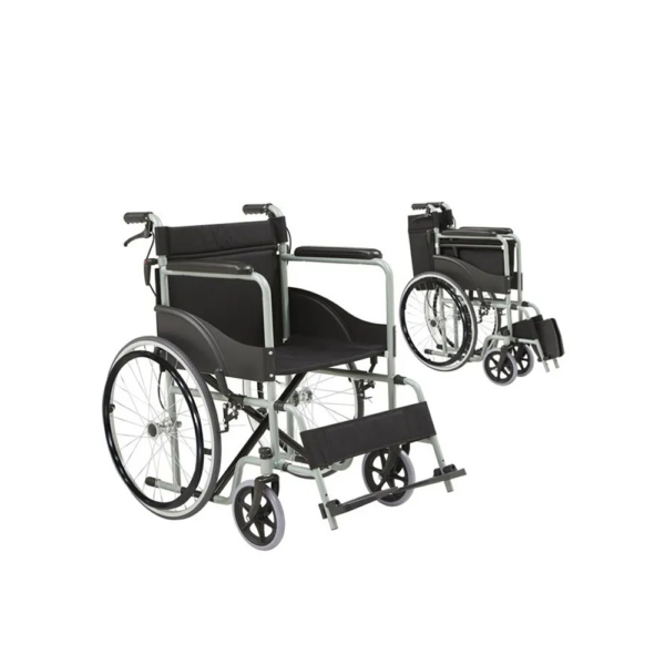 silla de rueda color negra para cuba