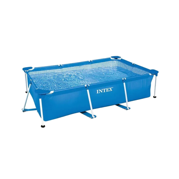 piscina rectangular mediana azul para Cuba