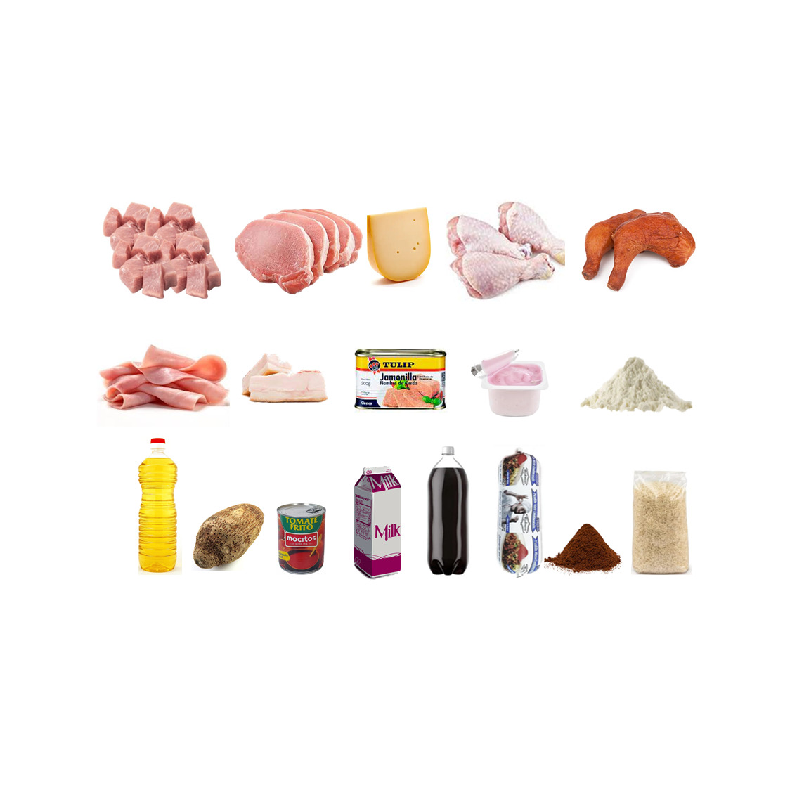 combos de comida para cuba